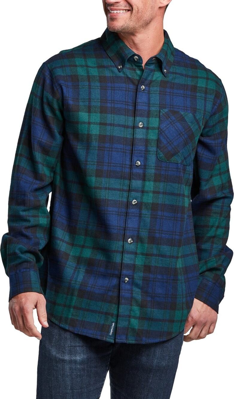 Magellan Button Shirt Men's 3XL Plaid Flannel Classic Fit Canyon Creek